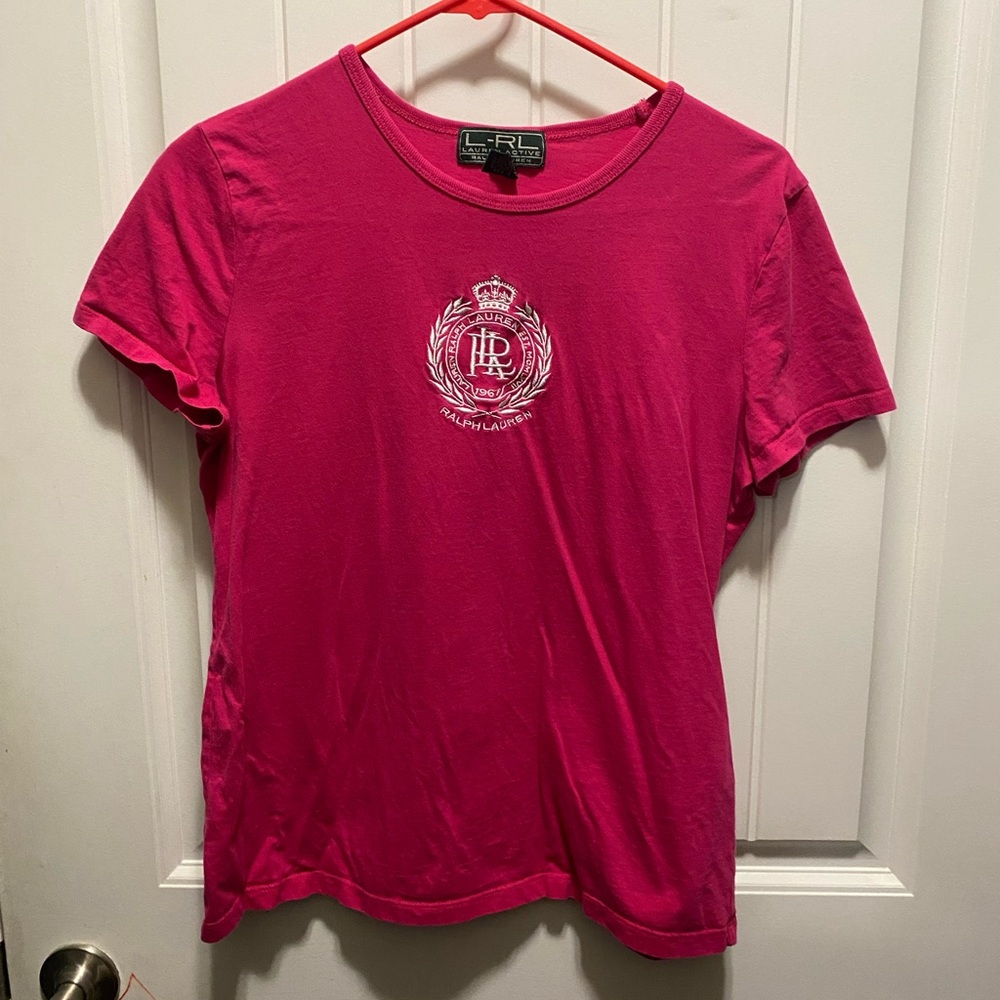 Lauren Ralph Lauren Pink Short Sleeve Tee
